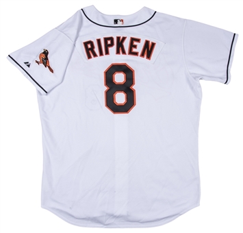 2001 Cal Ripken Jr. Final Season Baltimore Orioles Game Issued Home Jersey (Ripken LOA)